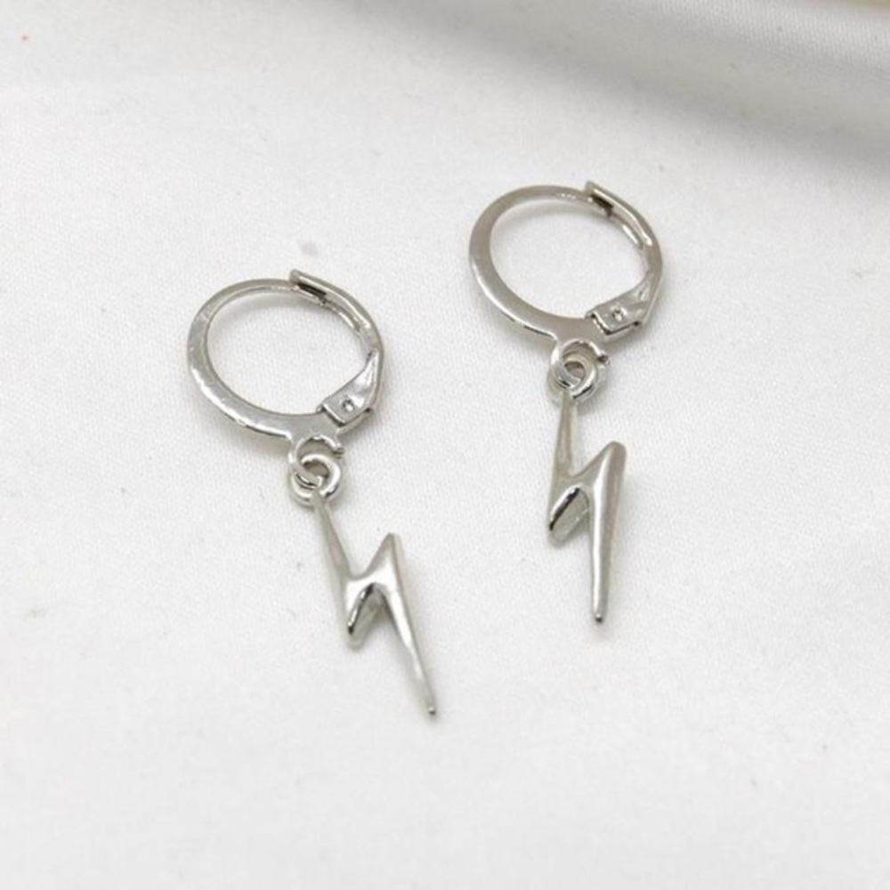 Small Lightning Bolt Earrings